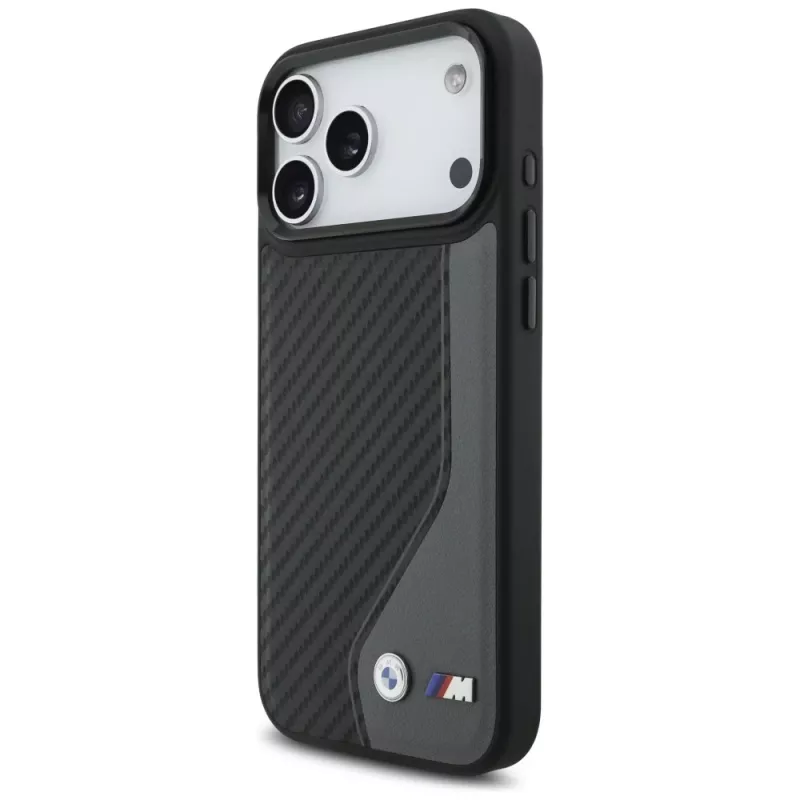 BMW M Carbon Logo MagSafe Dėklas, skirtas Apple iPhone 17 Pro Max, Antracitas