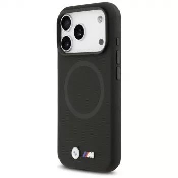 BMW M FW Metal Logo MagSafe Case for Apple iPhone 17 Pro Black