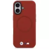 BMW M FW Metal Logo MagSafe dėklas, skirtas Apple iPhone 17, raudonas