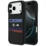BMW M Silicon Horizontal Line MagSafe dėklas, skirtas Apple iPhone 17 Pro, juodas