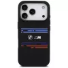BMW M Silicon Horizontal Line MagSafe dėklas, skirtas Apple iPhone 17 Pro, juodas