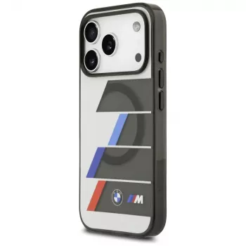BMW M IML Metal Buttons TricolorLines MagSafe Case for iPhone 17 Pro Max Anthracite