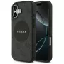 Guess 4G Circle Classic Logo Dėklas su MagSafe, skirtas iPhone 17 (Juodas)