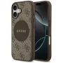 Guess 4G Circle Classic Logo MagSafe Back Cover, skirta Apple iPhone 17 - Ruda