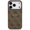 Guess 4G Ring Classic Logo MagSafe Back Cover, skirtas Apple iPhone 17 Pro, Ruda