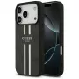 Guess 4G Printed Stripes MagSafe Dėklas, Skirtas iPhone 17 Pro (Juodas)