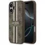 Guess 4G Printed Stripes MagSafe dėklas iPhone 17 (ruda)