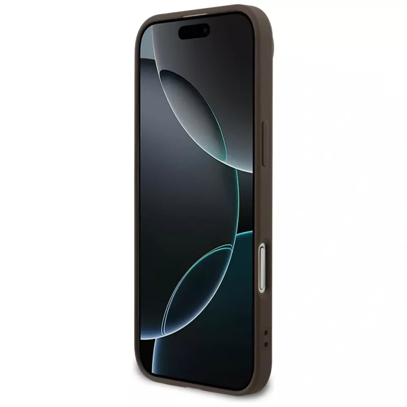 Guess 4G Big Logo dėklas iPhone Air – rudos spalvos