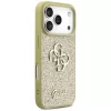 Guess Fixed Glitter Big 4G Dangtelis Apple iPhone 17 Pro, Auksinis