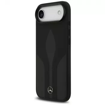 Mercedes Leather The Move MagSafe dėklas iPhone Air, juodas