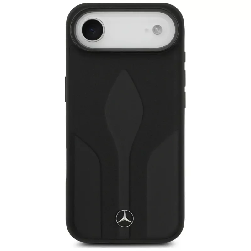 Mercedes Leather The Move MagSafe dėklas iPhone Air, juodas
