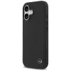 Mercedes Leather Large Laurel Leave MagSafe dėklas iPhone 17, juodas