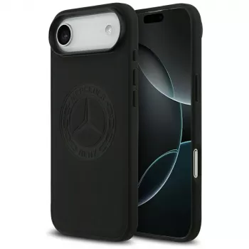 Mercedes Leather Vintage Logo MagSafe dėklas iPhone Air Black