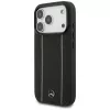 Mercedes Leather Star Pattern Stripes MagSafe Case for iPhone 17 Pro Black