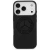 Mercedes Silicone Vintage Logo MagSafe Case for iPhone 17 Pro Black