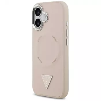 Guess Triangle Logo MagSafe Case for iPhone 17 (Pink)