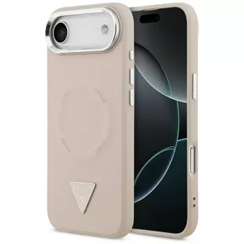 Guess Triangle Logo MagSafe Case for iPhone Air (Pink)