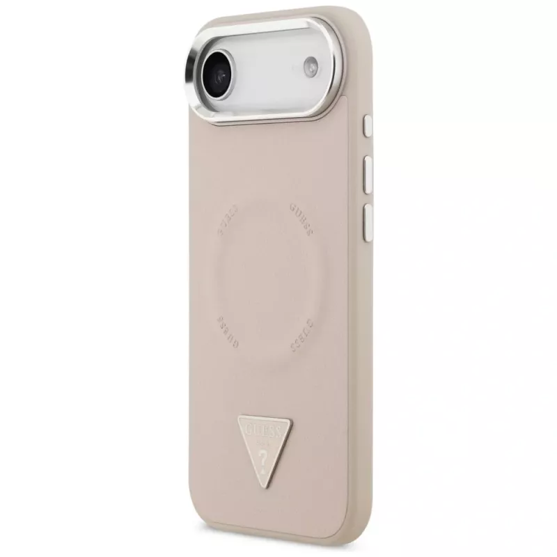 Guess Triangle Logo MagSafe Case for iPhone Air (Pink)