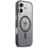 Guess IML Gradient Triangle Logo MagSafe Case for iPhone 17 Black
