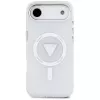 Guess IML Gradient Triangle Logo MagSafe Case for iPhone Air Transparent