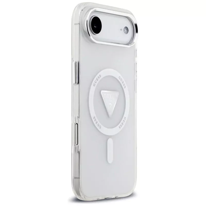 Guess IML Gradient Triangle Logo MagSafe Case for iPhone Air Transparent
