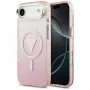 Guess IML Gradient Triangle Logo MagSafe Case for iPhone Air Pink