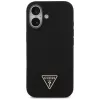 Guess Silicone Triangle Logo MagSafe Case for iPhone 17 Black
