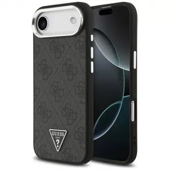 Guess 4G Triangle Logo MagSafe Dėklas, skirtas iPhone Air (Juodas)