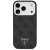 Guess 4G Triangle Logo MagSafe Dėklas, skirtas iPhone 17 Pro (Juodas)