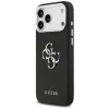 Guess Grained Big 4G Classic Logo Dėklas iPhone 17 Pro Max - Juodas