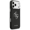Guess Grained Big 4G Classic Logo Dėklas iPhone 17 Pro Max - Juodas