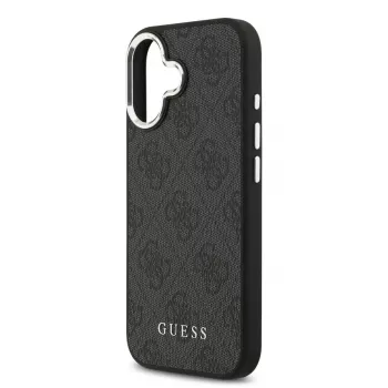 Guess 4G Classic Logo MagSafe Dėklas, skirtas iPhone 17 - Juodas