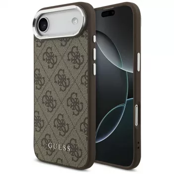 Guess 4G Classic Logo MagSafe Dėklas iPhone Air (Ruda)
