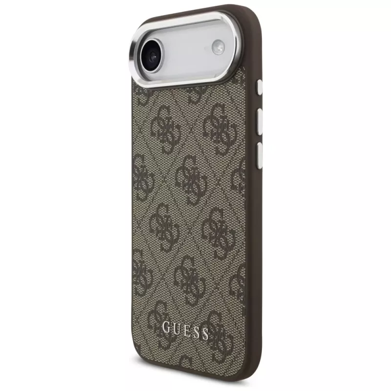 Guess 4G Classic Logo MagSafe Dėklas iPhone Air (Ruda)