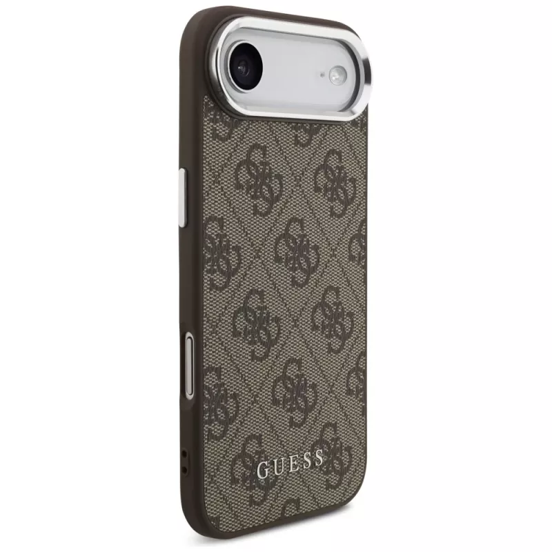 Guess 4G Classic Logo MagSafe Dėklas iPhone Air (Ruda)