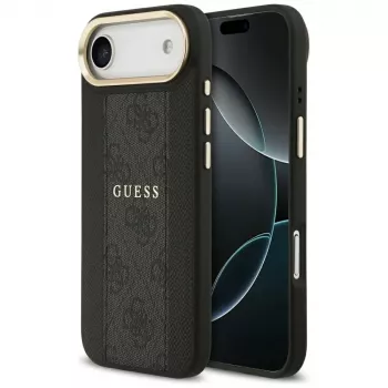 Guess 4G Stripe MagSafe Case for iPhone Air, Black