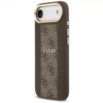Guess 4G Stripe MagSafe Dėklas, skirtas iPhone Air, Ruda spalva