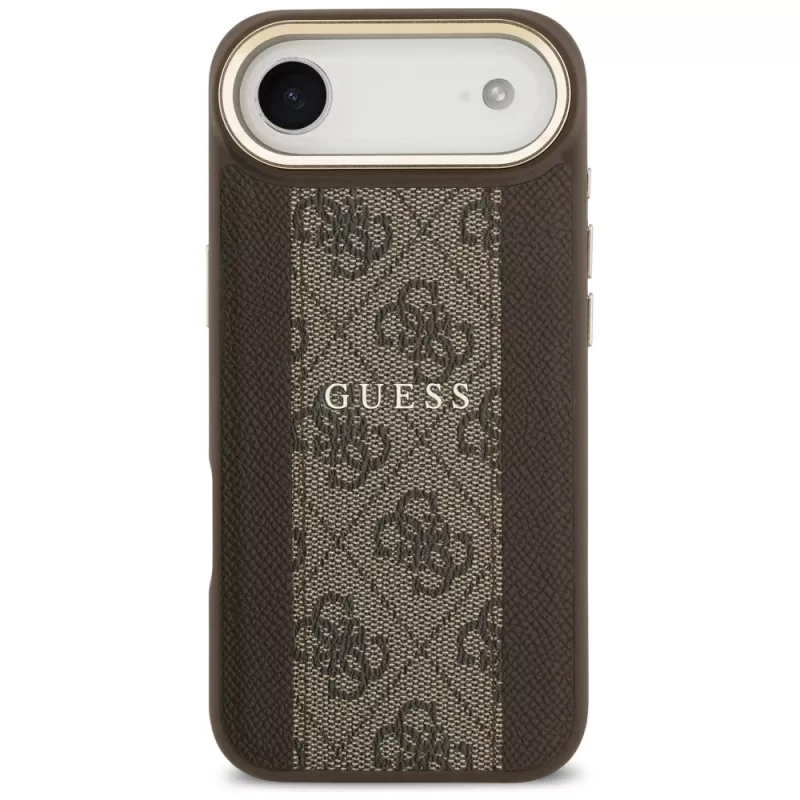 Guess 4G Stripe MagSafe Dėklas, skirtas iPhone Air, Ruda spalva