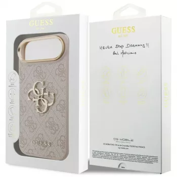 Guess 4G Big 4G Classic Logo - Etui iPhone Air (Pink / Gold)