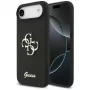 Guess Silicone Big 4G Script Dėklas, skirtas iPhone Air - Juodas
