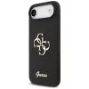 Guess Silicone Big 4G Script Dėklas, skirtas iPhone Air - Juodas