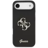 Guess Silicone Big 4G Script Dėklas, skirtas iPhone Air - Juodas