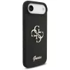 Guess Silicone Big 4G Script Dėklas, skirtas iPhone Air - Juodas