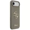 Guess Silicone Big 4G Script Dėklas, skirtas iPhone Air, rudas