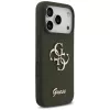 Guess Silicone Big 4G Script Case for iPhone 17 Pro - Khaki