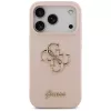 Guess Silicone Big 4G Script Back Cover, skirta Apple iPhone 17 Pro – rožinė