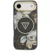 Guess IML Glitter Flowers Triangle MagSafe dėklas iPhone Air - juodas