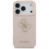 Guess Grained Big 4G & Classic Logo Dėklas, iPhone 17 Pro, Rožinis