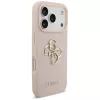 Guess Grained Big 4G & Classic Logo Dėklas, iPhone 17 Pro, Rožinis