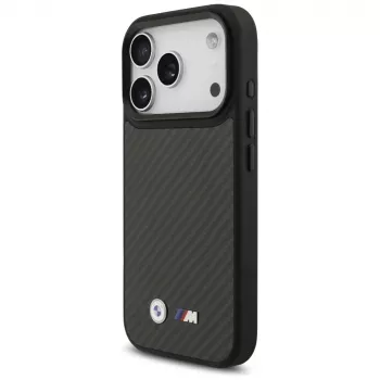 BMW M Kevlar Matt MagSafe Dėklas, skirtas Apple iPhone 17 Pro, juodas